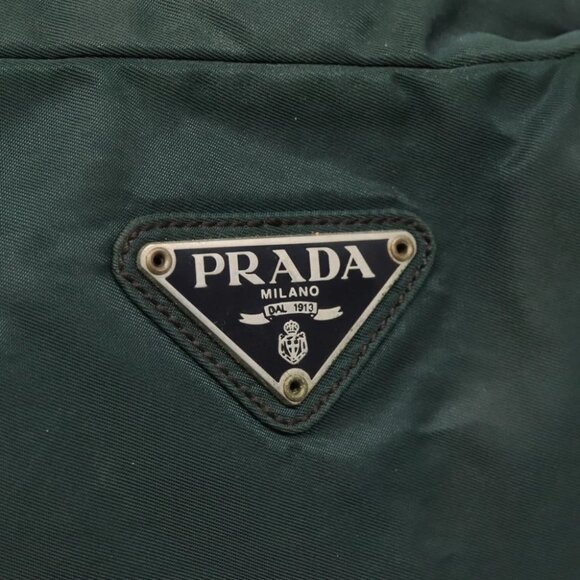 PRADA Shoulder Bag Nylon Khaki Auth 130184 - Picture 5 of 16